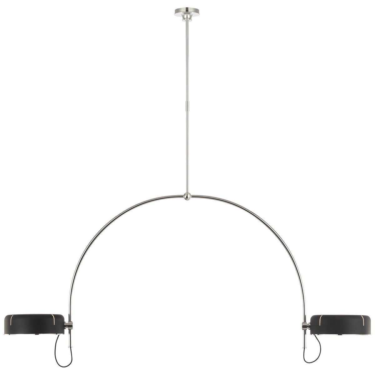 Visual Comfort Signature Canada - TOB 5132PN-BLK - LED Pendant - Oso - Polished Nickel