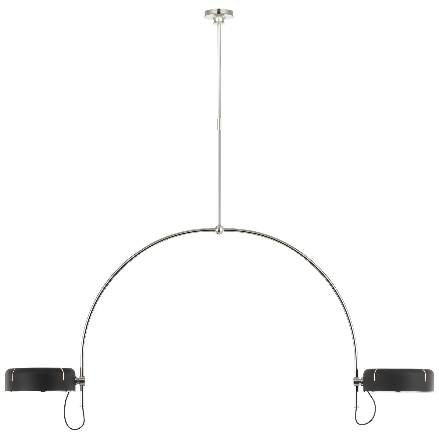Visual Comfort Signature Canada - TOB 5132PN-BLK - LED Pendant - Oso - Polished Nickel