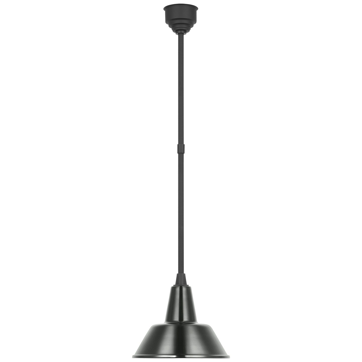 Visual Comfort Signature Canada - TOB 5802MBK-G - LED Pendant - Academy Barn Light - Matte Black
