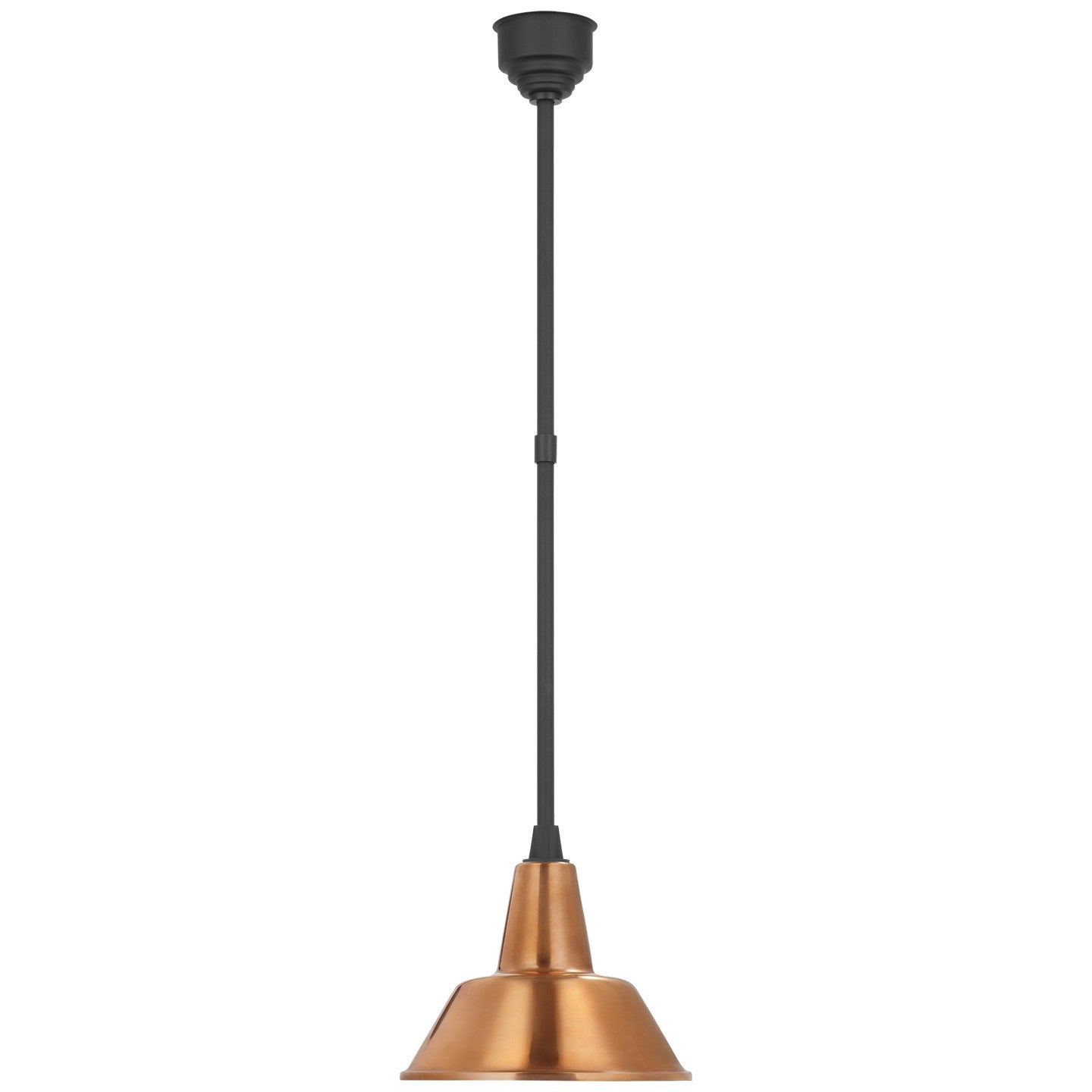 Visual Comfort Signature Canada - TOB 5802MBK-SC - LED Pendant - Academy Barn Light - Matte Black