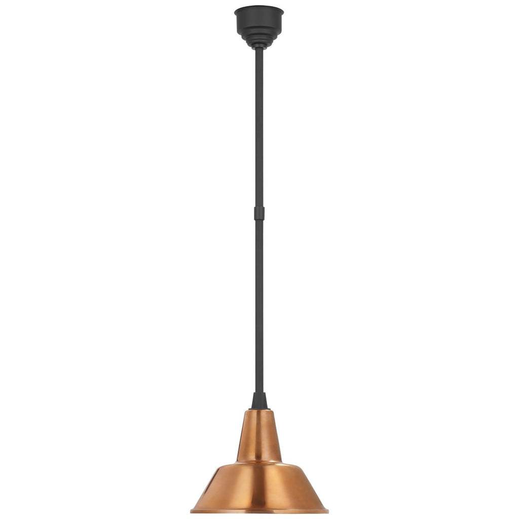 Visual Comfort Signature Canada - TOB 5802MBK-SC - LED Pendant - Academy Barn Light - Matte Black