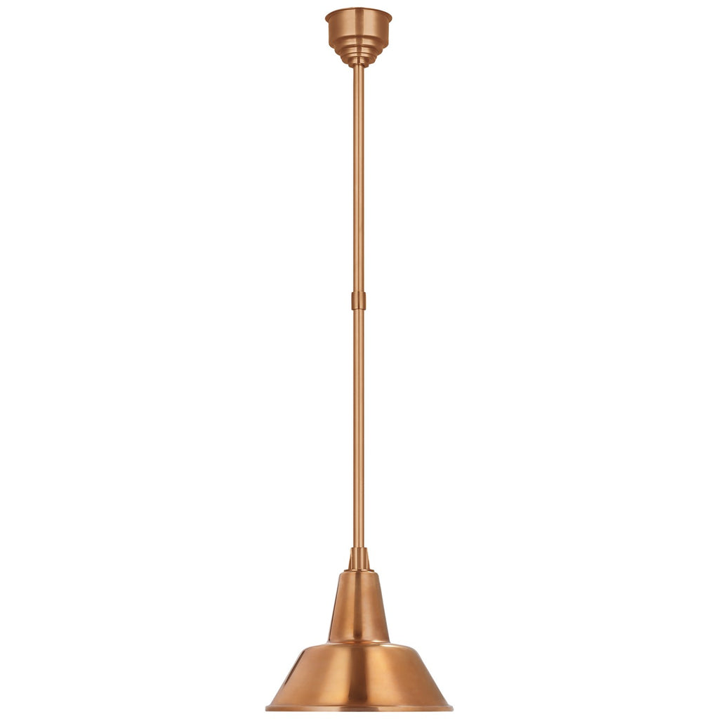 Visual Comfort Signature Canada - TOB 5802SC-SC - LED Pendant - Academy Barn Light - Soft Copper