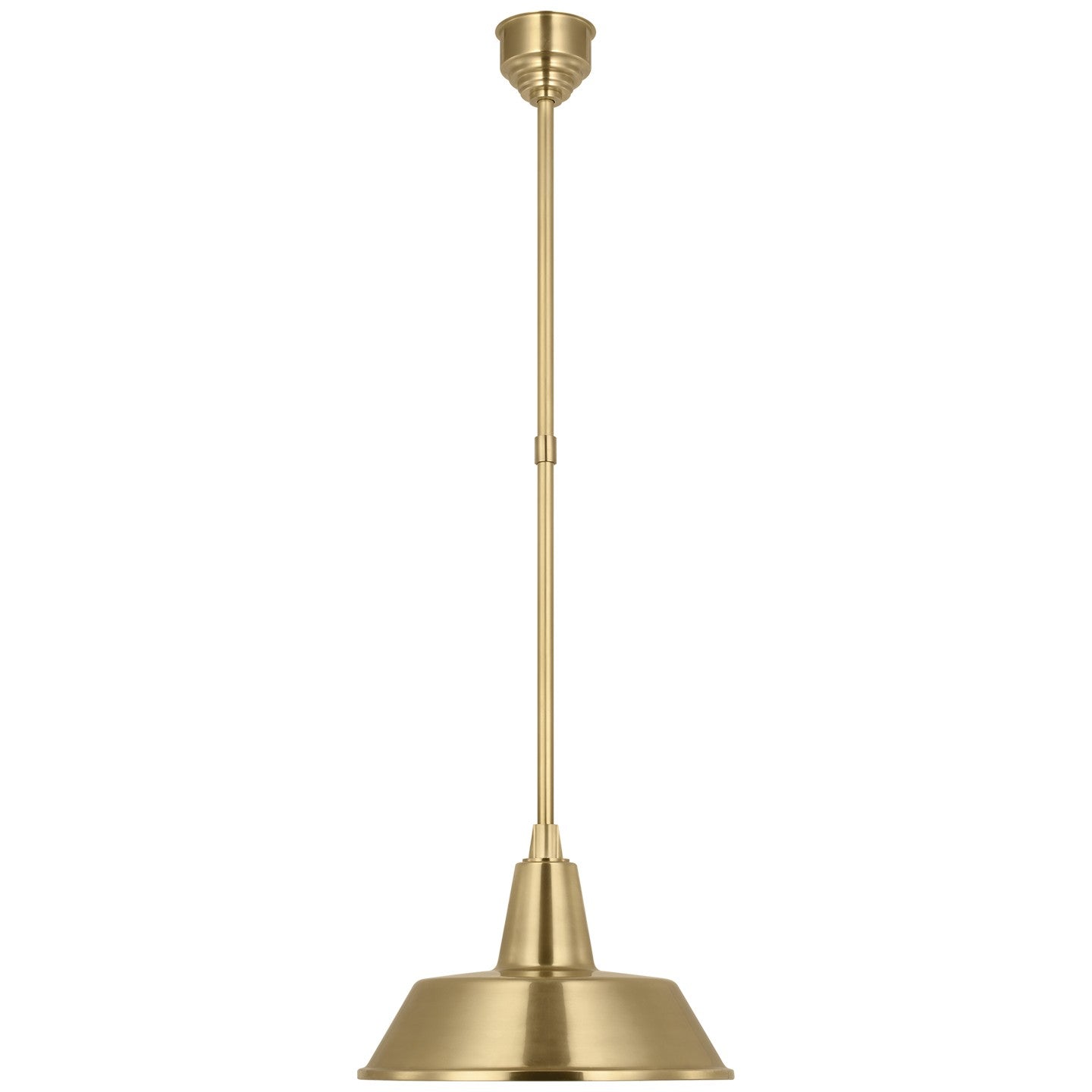 Visual Comfort Signature Canada - TOB 5803HAB-HAB - LED Pendant - Academy Barn Light - Hand-Rubbed Antique Brass