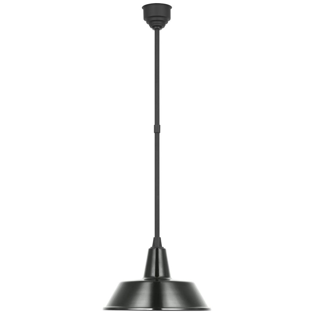 Visual Comfort Signature Canada - TOB 5803MBK-G - LED Pendant - Academy Barn Light - Matte Black