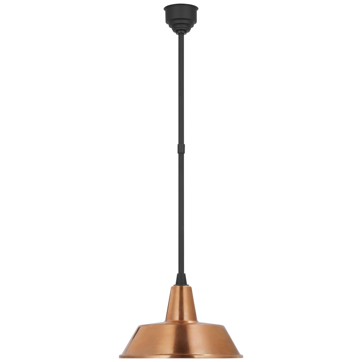 Visual Comfort Signature Canada - TOB 5803MBK-SC - LED Pendant - Academy Barn Light - Matte Black