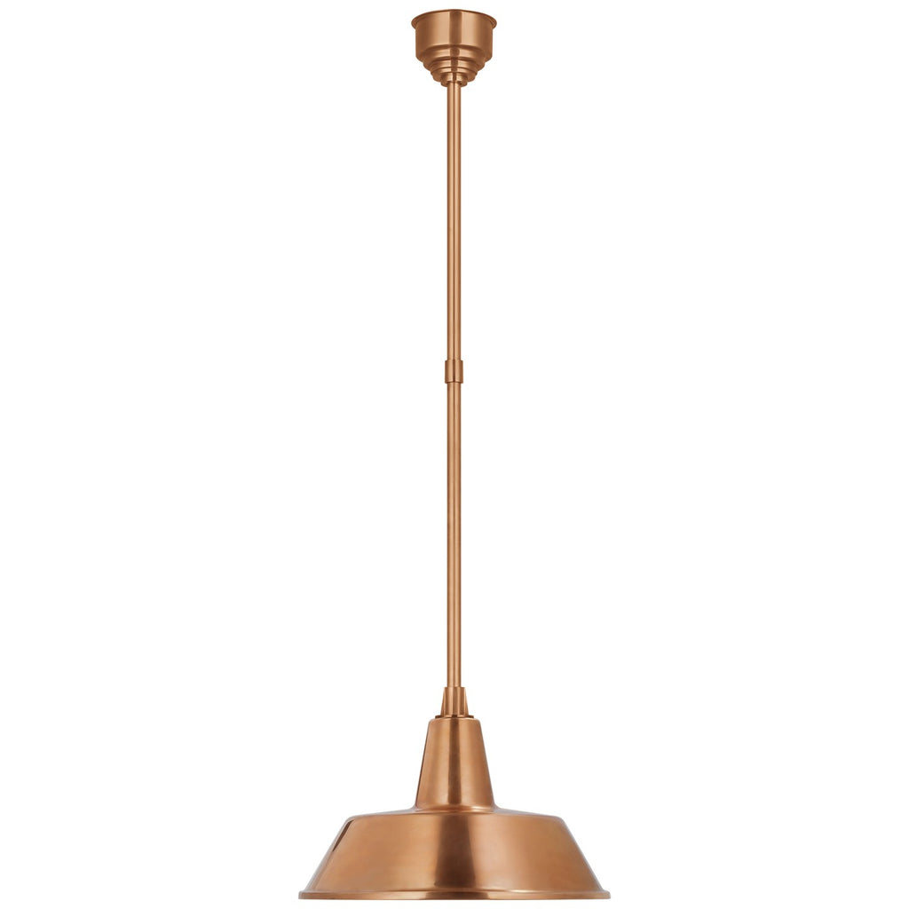 Visual Comfort Signature Canada - TOB 5803SC-SC - LED Pendant - Academy Barn Light - Soft Copper