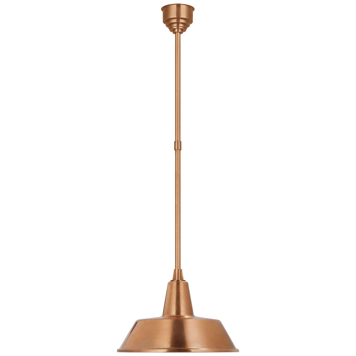 Visual Comfort Signature Canada - TOB 5803SC-SC - LED Pendant - Academy Barn Light - Soft Copper