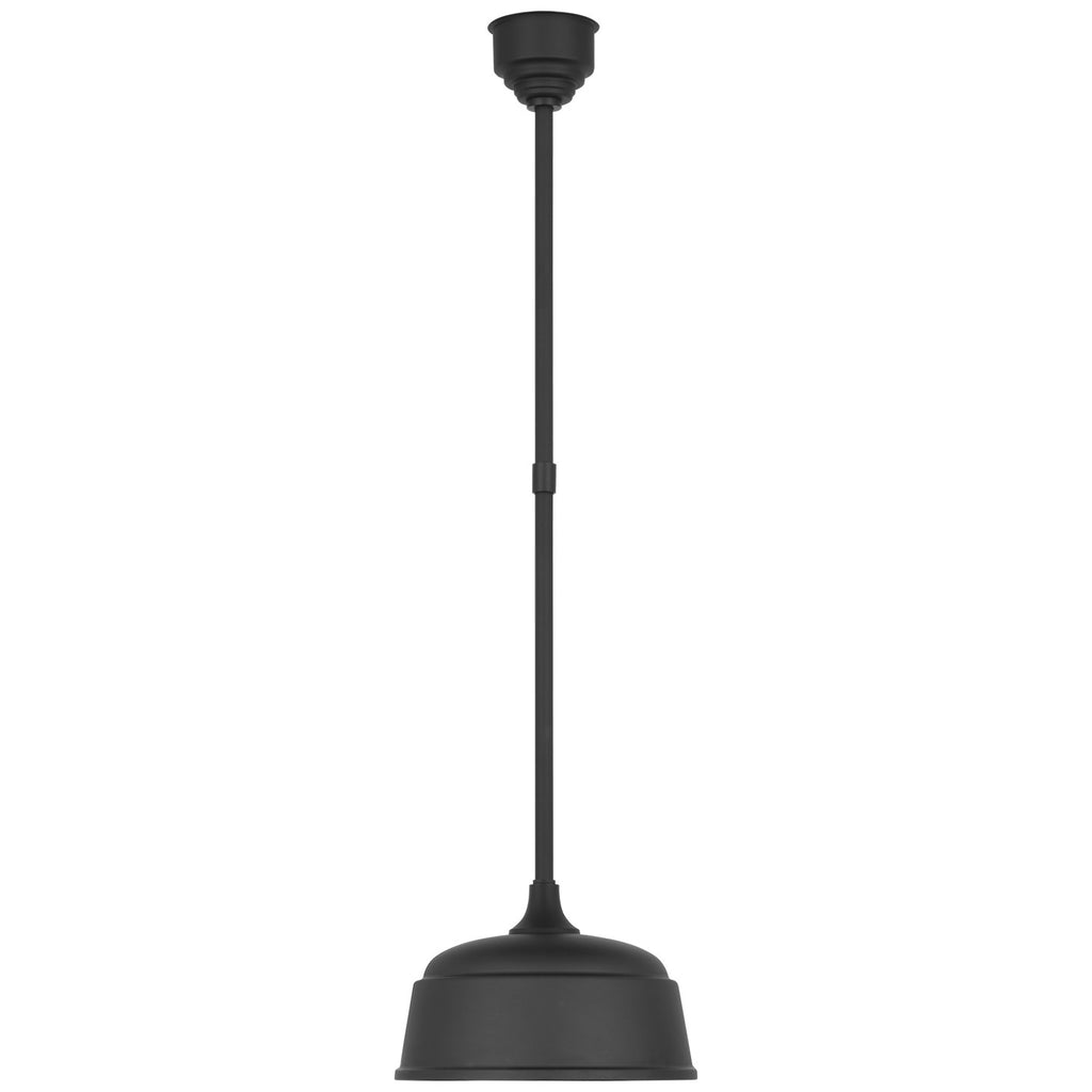 Visual Comfort Signature Canada - TOB 5811MBK-MBK - LED Pendant - Academy Barn Light - Matte Black