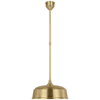 Visual Comfort Signature Canada - TOB 5812HAB-HAB - LED Pendant - Academy Barn Light - Hand-Rubbed Antique Brass