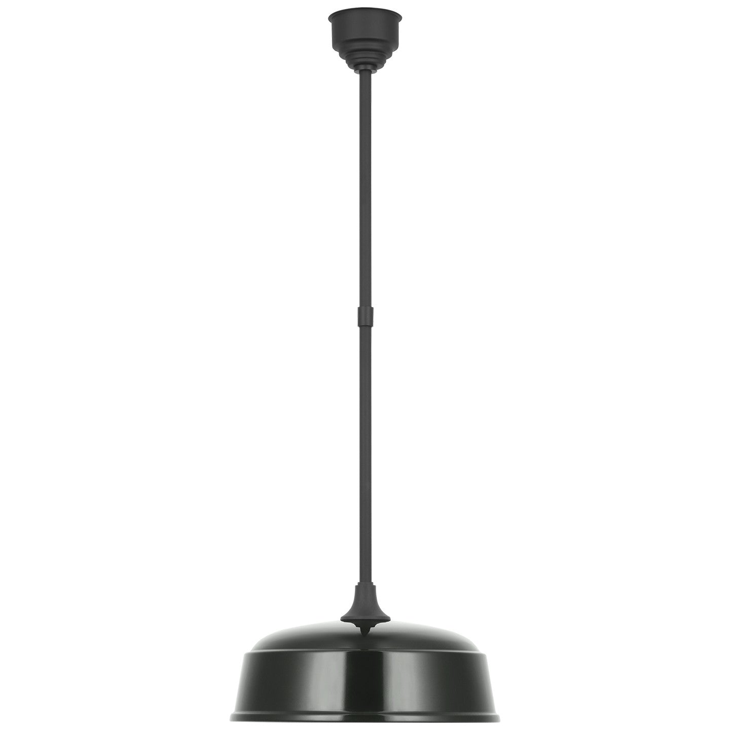 Visual Comfort Signature Canada - TOB 5812MBK-G - LED Pendant - Academy Barn Light - Matte Black