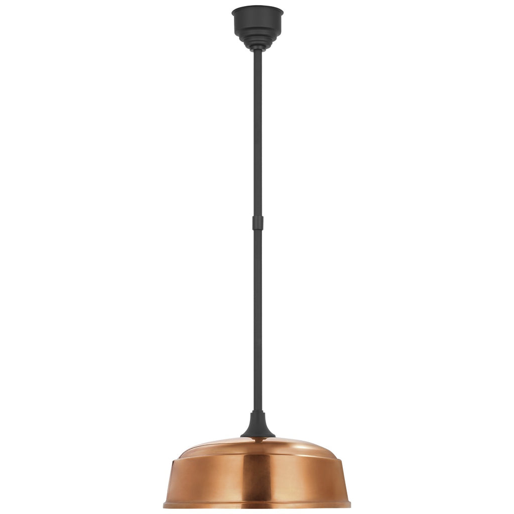 Visual Comfort Signature Canada - TOB 5812MBK-SC - LED Pendant - Academy Barn Light - Matte Black