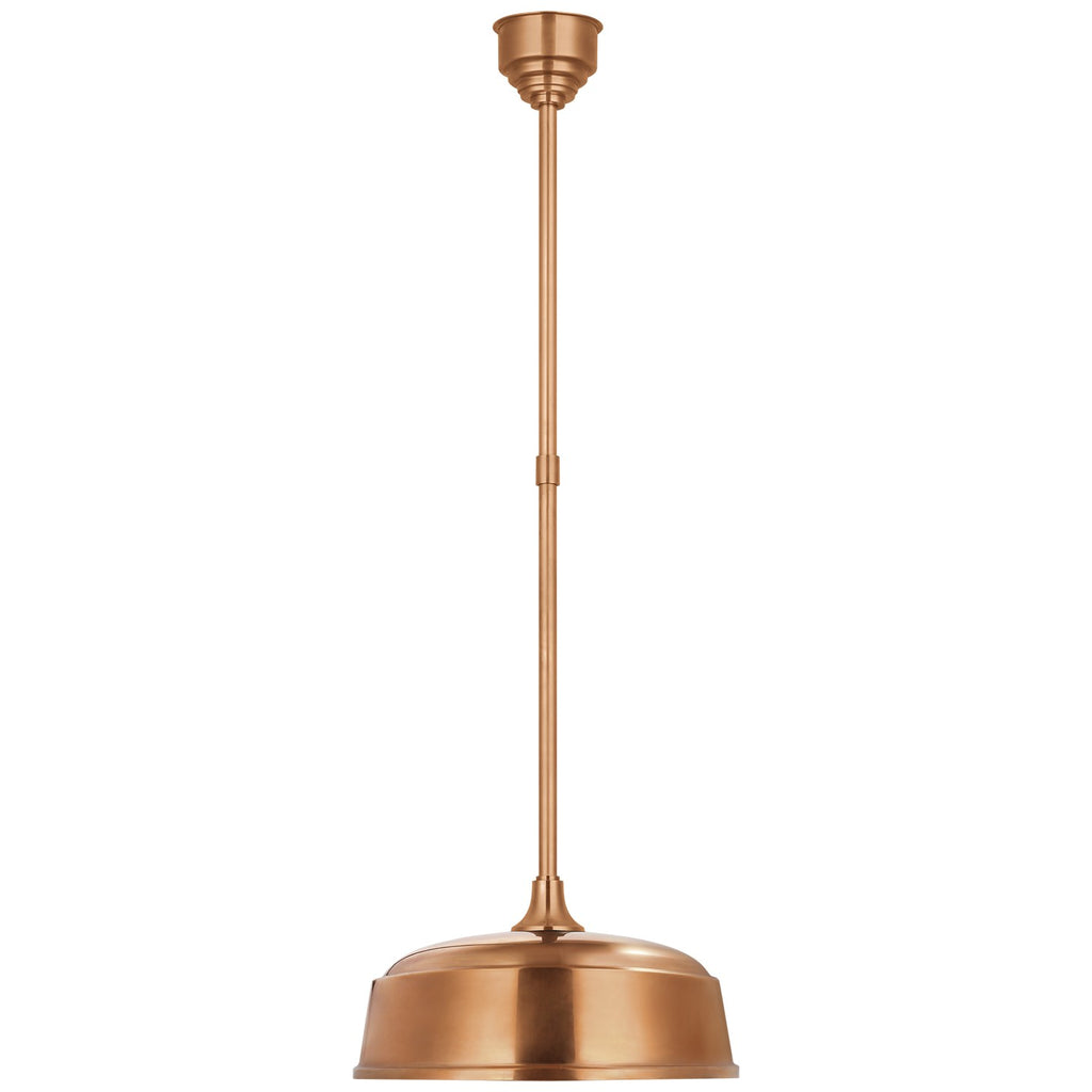 Visual Comfort Signature Canada - TOB 5812SC-SC - LED Pendant - Academy Barn Light - Soft Copper