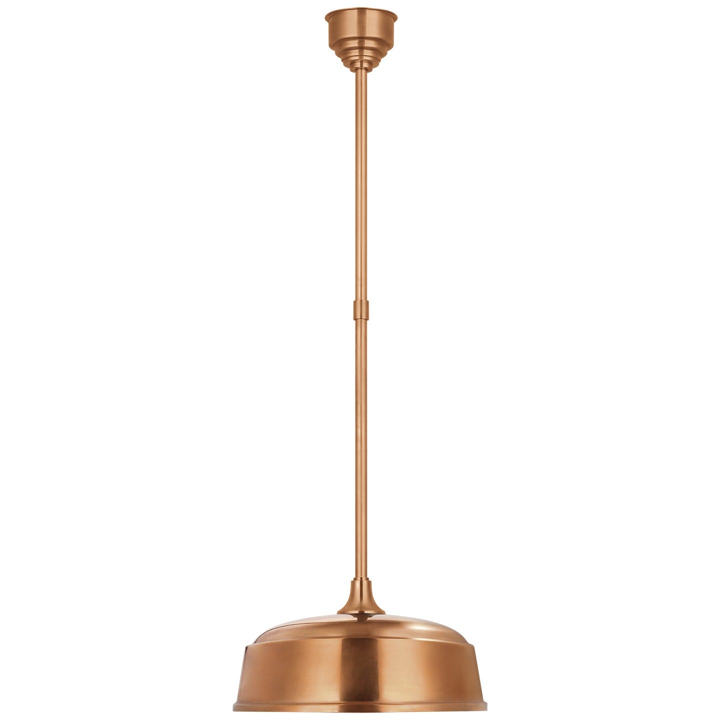 Visual Comfort Signature Canada - TOB 5812SC-SC - LED Pendant - Academy Barn Light - Soft Copper