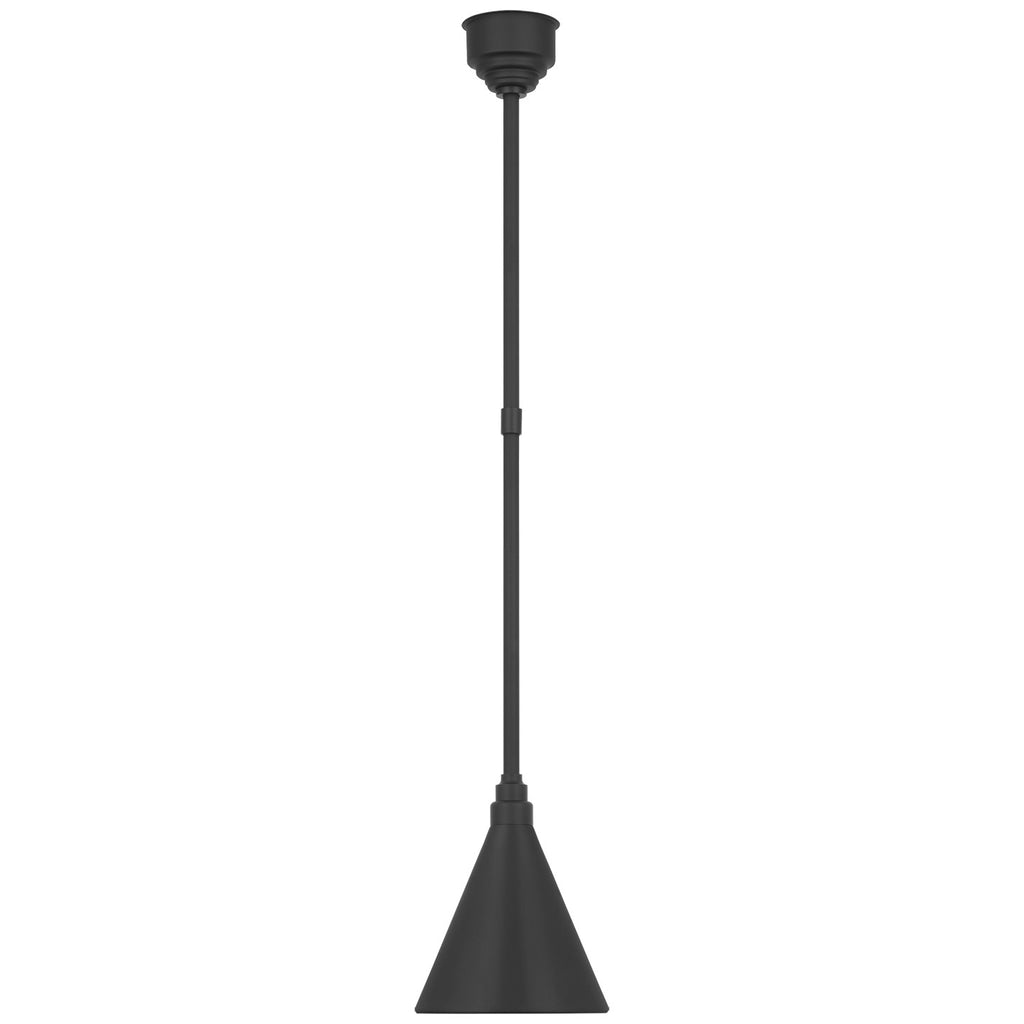 Visual Comfort Signature Canada - TOB 5818MBK-MBK - LED Pendant - Academy Barn Light - Matte Black