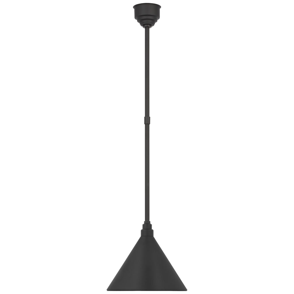 Visual Comfort Signature Canada - TOB 5819MBK-MBK - LED Pendant - Academy Barn Light - Matte Black