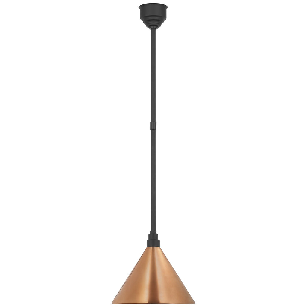 Visual Comfort Signature Canada - TOB 5819MBK-SC - LED Pendant - Academy Barn Light - Matte Black