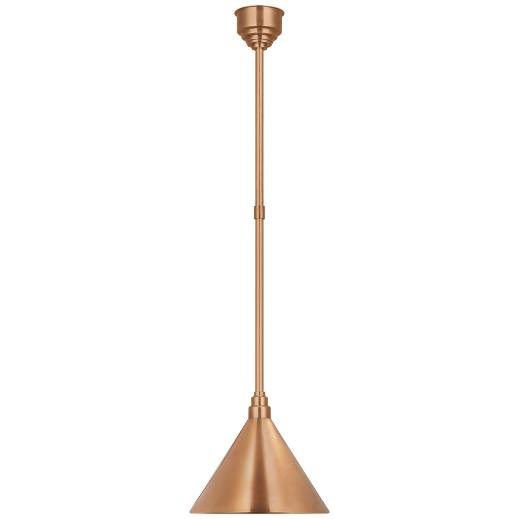 Visual Comfort Signature Canada - TOB 5819SC-SC - LED Pendant - Academy Barn Light - Soft Copper