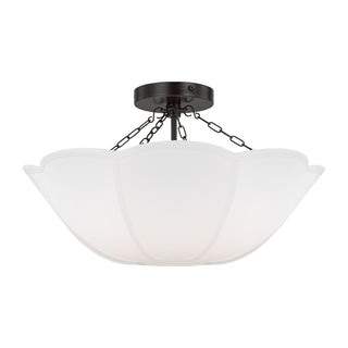 Visual Comfort Studio Canada - AF1212AI - Two Light Semi Flush Mount - Stassi - Aged Iron
