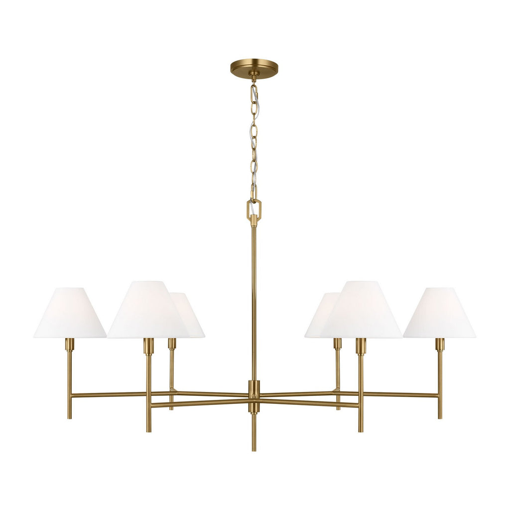 Visual Comfort Studio Canada - CC1786BBS - Six Light Chandelier - Ridgewood - Burnished Brass