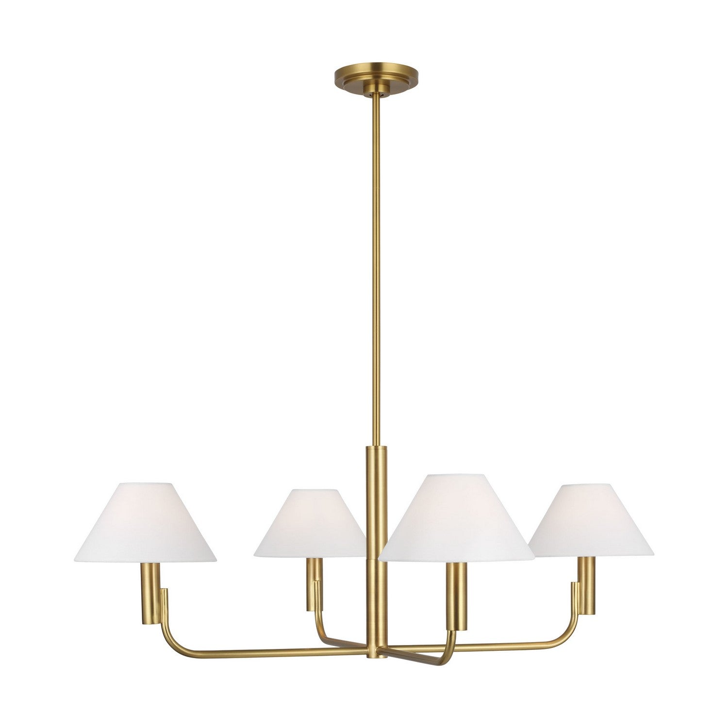 Visual Comfort Studio Canada - SLC1014BBS - Four Light Chandelier - Colfax - Burnished Brass