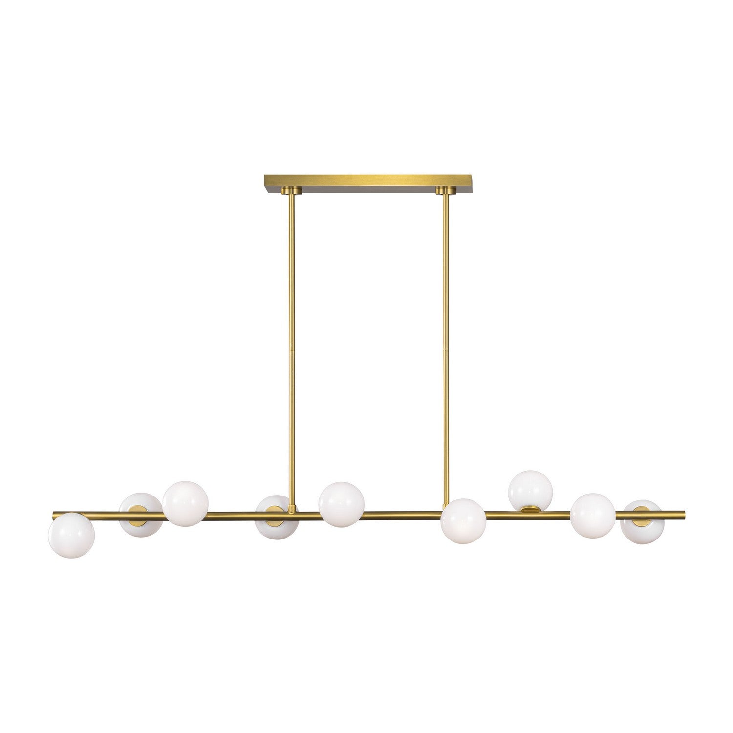 Visual Comfort Studio Canada - SLC1059BBS - Nine Light Linear Chandelier - Altair - Burnished Brass