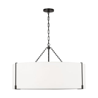 Visual Comfort Studio Canada - TFC1114AI - Four Light Pendant - Bergen - Aged Iron