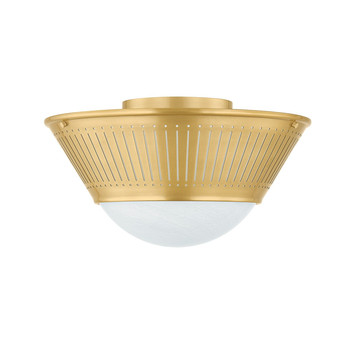 Hudson Valley Canada - 2731-AGB - One Light Flush Mount - Elsmere - Aged Brass