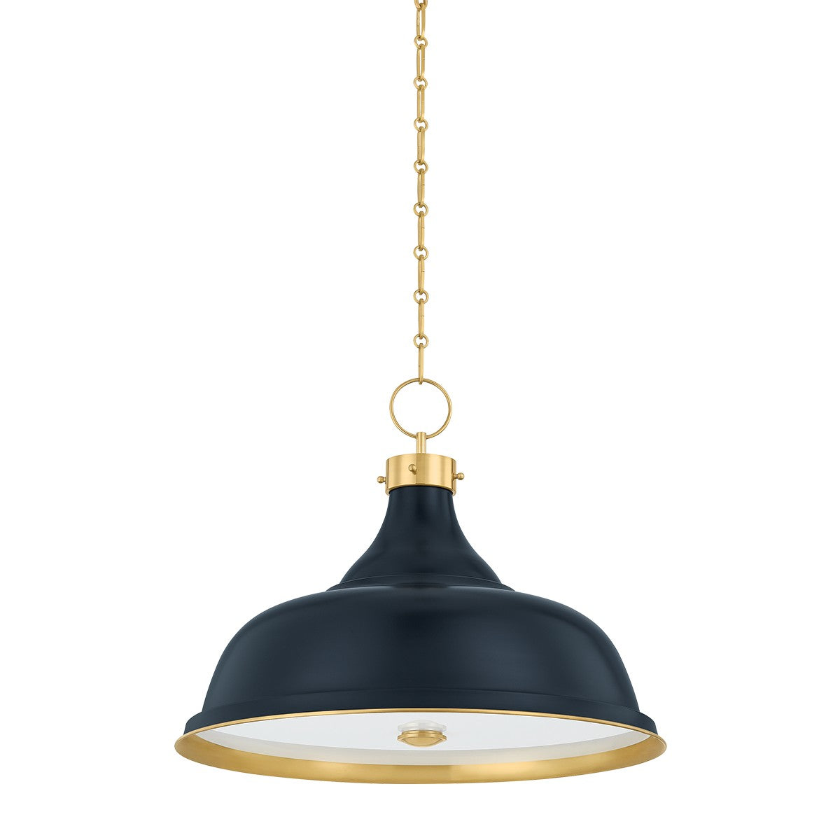 Hudson Valley Canada - MDS300L-AGB/DBL - Four Light Pendant - Painted No. 1 - Aged Brass/Distressed Bronze