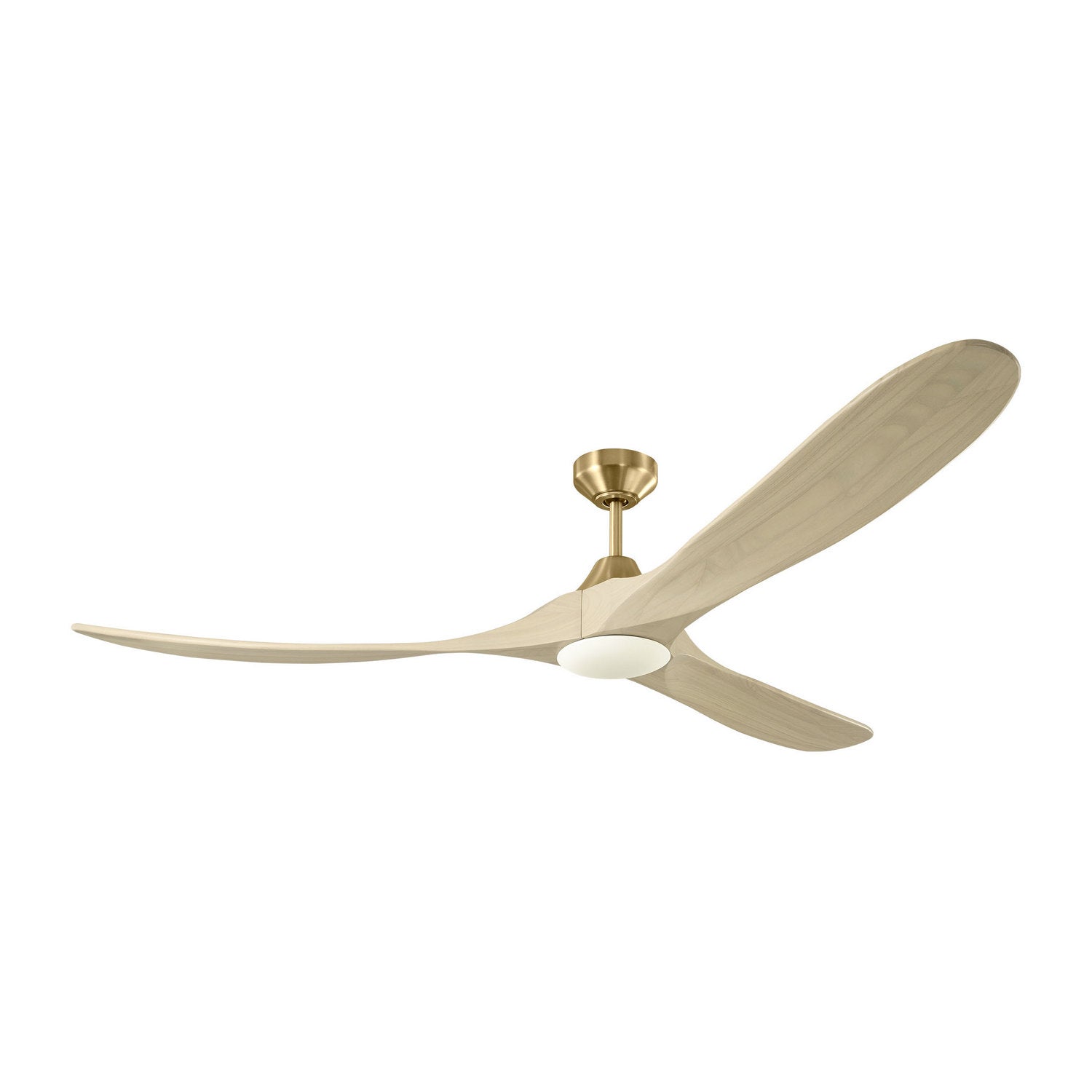Visual Comfort Fan Canada - 3MAVSM70BBSWWOD - 70" Ceiling Fan - Maverick - Burnished Brass