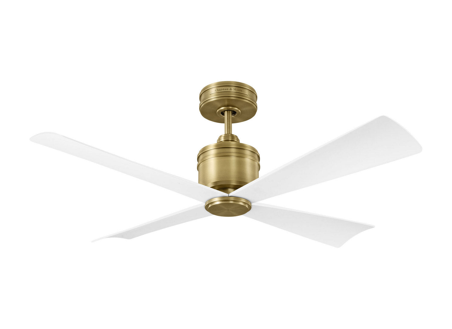 Visual Comfort Fan Canada - 4LNCR44HAB - 44" Ceiling Fan - Launceton - Hand Rubbed Antique Brass
