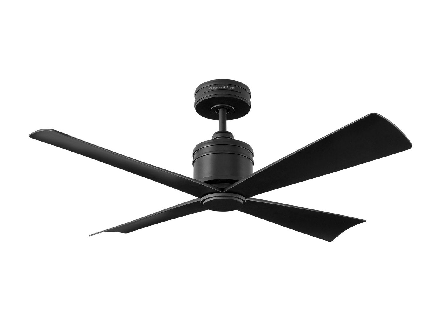 Visual Comfort Fan Canada - 4LNCR44MBK - 44" Ceiling Fan - Launceton - Midnight Black