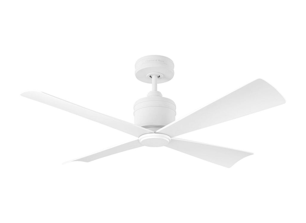 Visual Comfort Fan Canada - 4LNCR44RZW - 44" Ceiling Fan - Launceton - Matte White