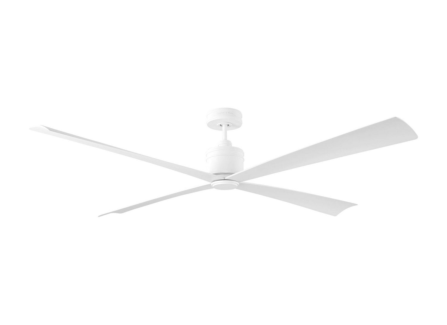 Visual Comfort Fan Canada - 4LNCR72RZW - 72" Ceiling Fan - Launceton - Matte White