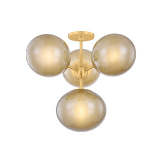 Zaley Four Light Semi Flush Mount