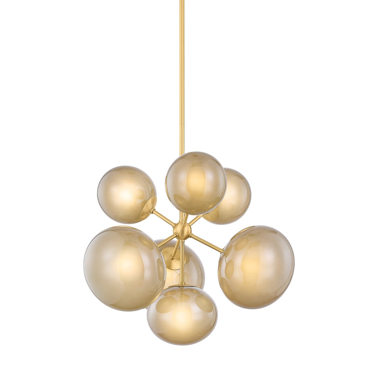 Mitzi Canada - H1073807-AGB - Seven Light Chandelier - Zaley - Aged Brass