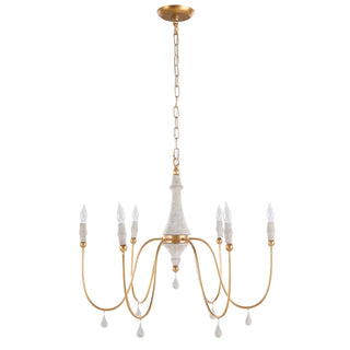 Clay Six Light Chandelier