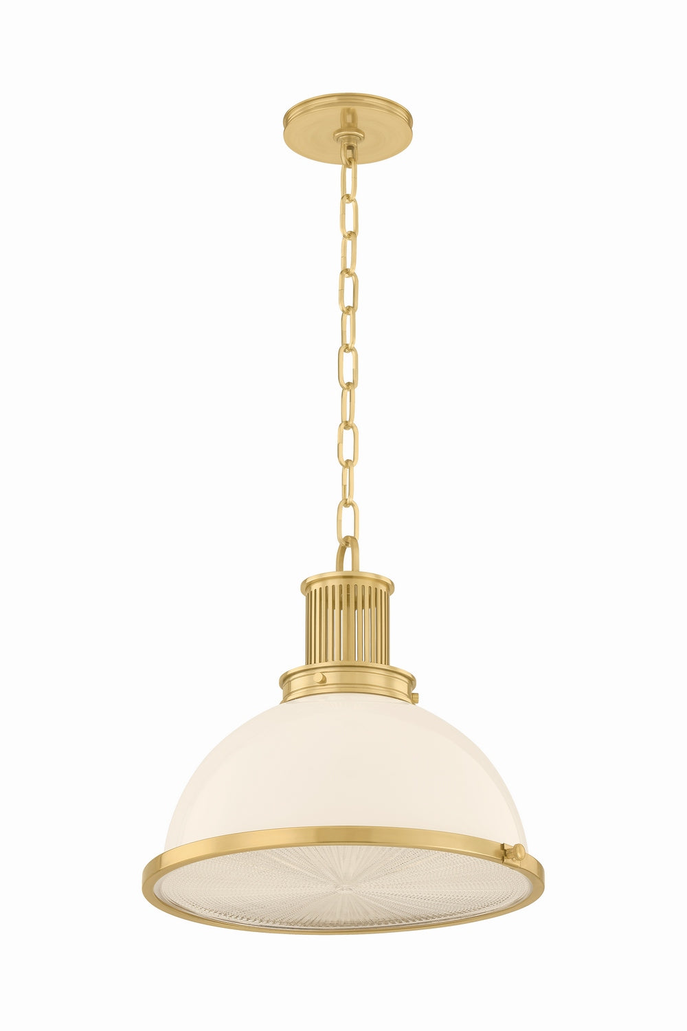 Hudson Valley Canada - 9315-AGB - One Light Pendant - Pinesbridge - Aged Brass