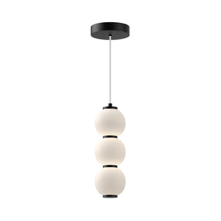 Alora Canada - PD530313MBOP-UNV - LED Pendant - Bijou - Matte Black/Opal Matte Glass