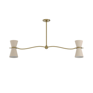 Gable Four Light Linear Chandelier