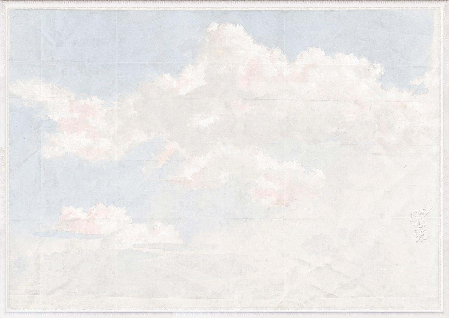 Cloud Study II Circa 1832