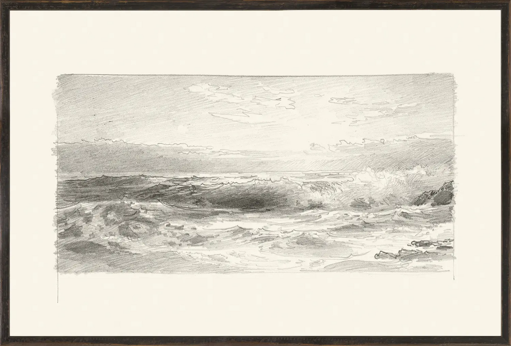 Graphite Seascape I