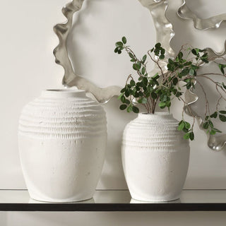Ridge Vases, Set of 2