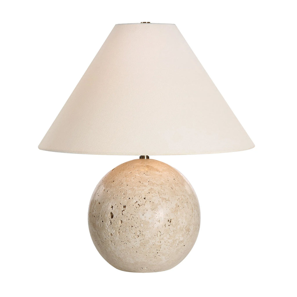Kismet Travertine Table Lamp