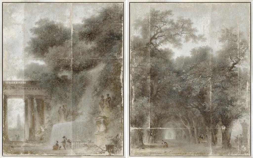 Fragonard Diptych by Jean Honore