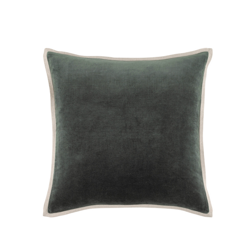 Kalamata Velvet / Linen Everglade Pillows