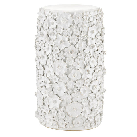 Flora Blanca Accent Table