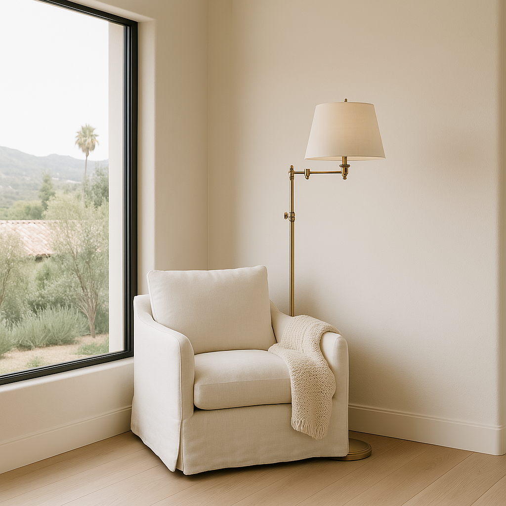 Triple Swing Arm Floor Lamp