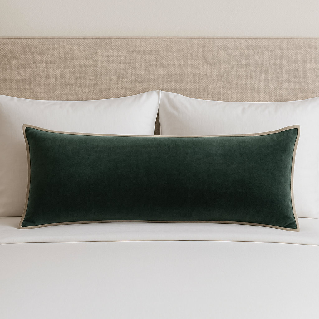 Kalamata Velvet / Linen Everglade Pillows
