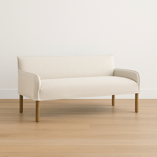 Alessia Slipcovered Banquette