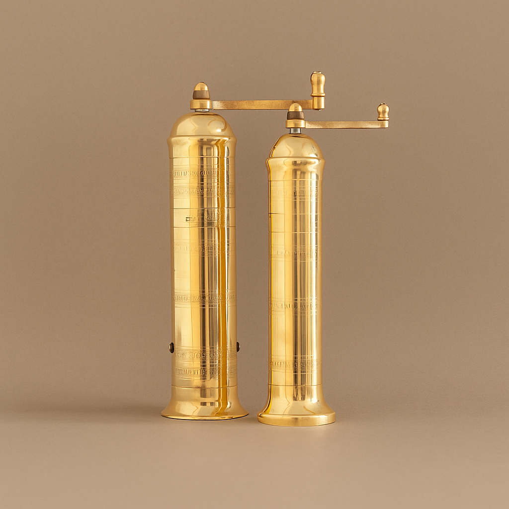 Brass Pepper & Salt Mill